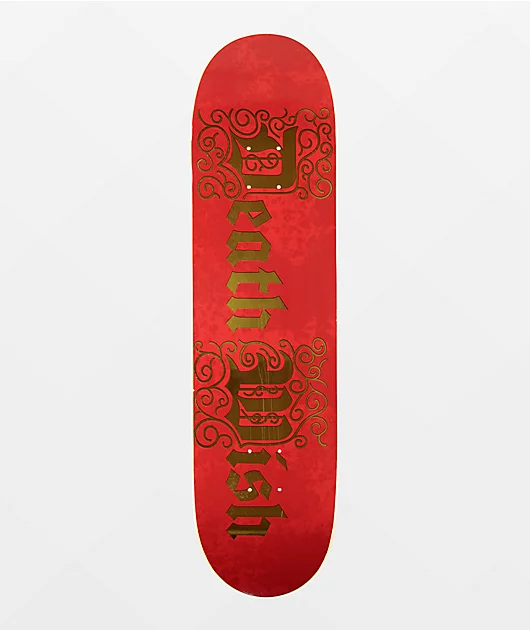 Deathwish Drop Cap 8.0\" Skateboard Deck