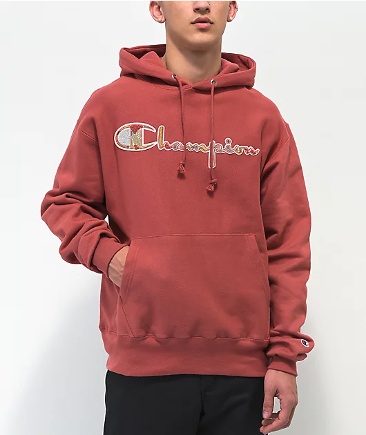 Champion Sandalwood Red Hoodie