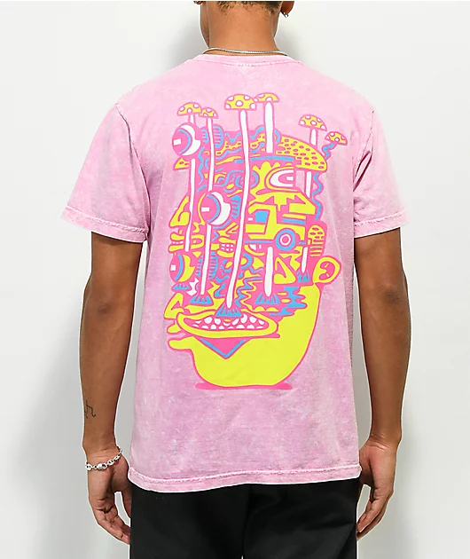 Killer Acid Looking Through You Pink Wash T-Shirt