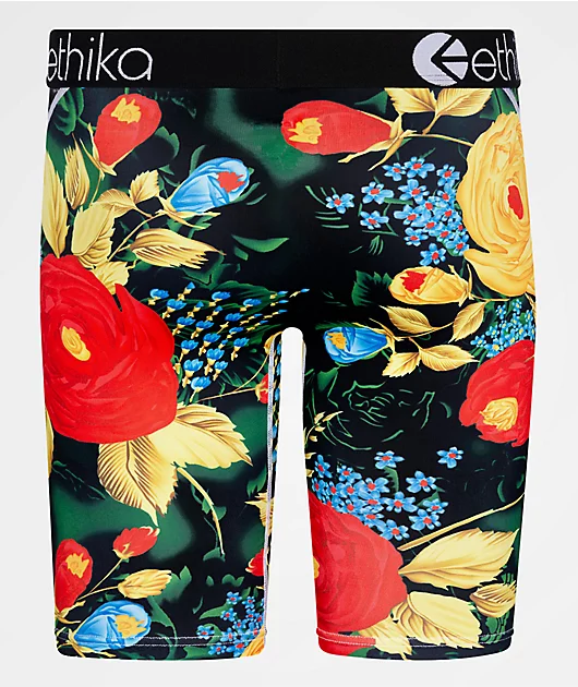 Ethika Bomber Plain Jane Black Boxer Briefs