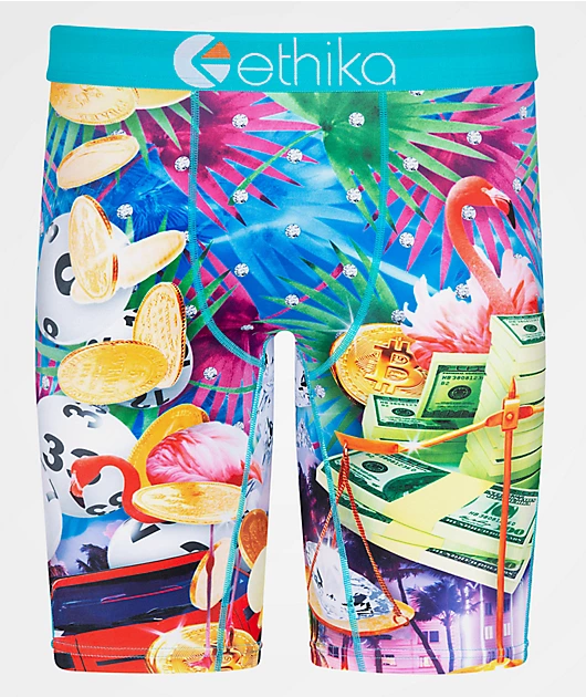 Ethika x Rick Ross Miami Ballin Blue Boxer Briefs