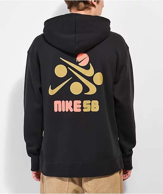 Nike SB Swoosh Dots Black Hoodie
