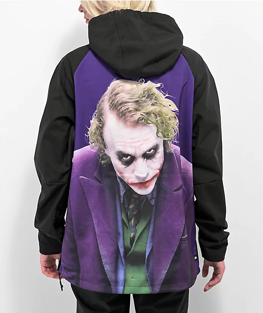 686 x Batman Purple Anorak 10K Snowboard Jacket 2023
