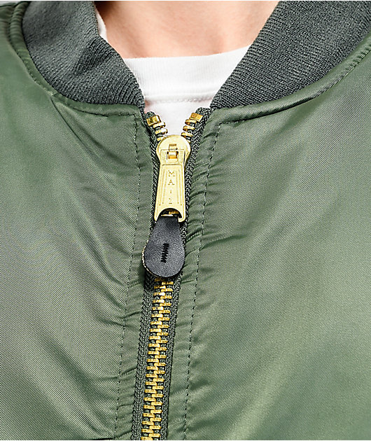 91353-rothco-ma-1-flight-green-bomber-jacket-3.jpg Rothco MA-1 Flight Green Bomber Jacket