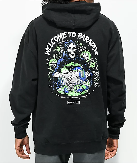 Lurking Class by Sketchy Tank Welcome Black Hoodie