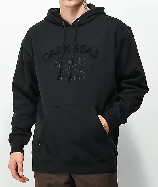 Dark Seas Scripps Black Hoodie