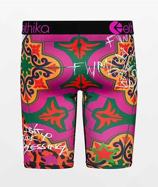 Ethika Kids' Bomber Bronx Purple Boxer Briefs