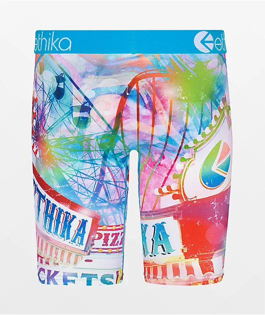 Ethika Kids' Spring Fair Blue Boxer Briefs