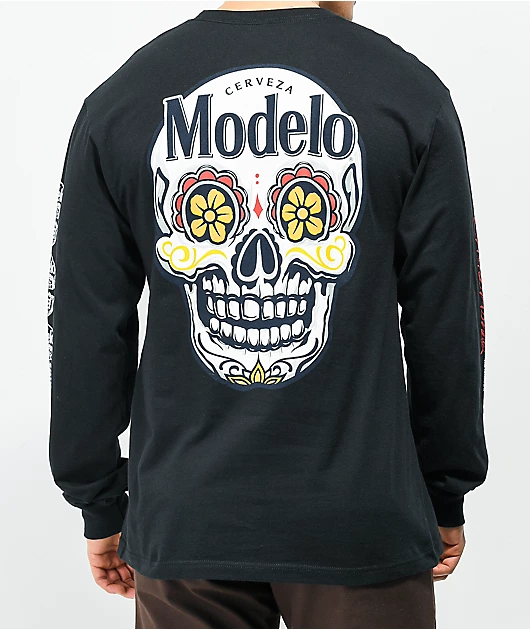 Mister Cartoon x Modelo Black Long Sleeve T-Shirt