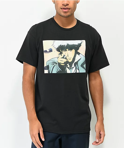 Cowboy Bebop See You Later Black T-Shirt