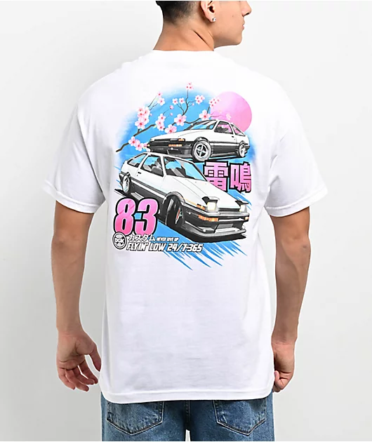 DGK Akina Pass White Boxy T-Shirt