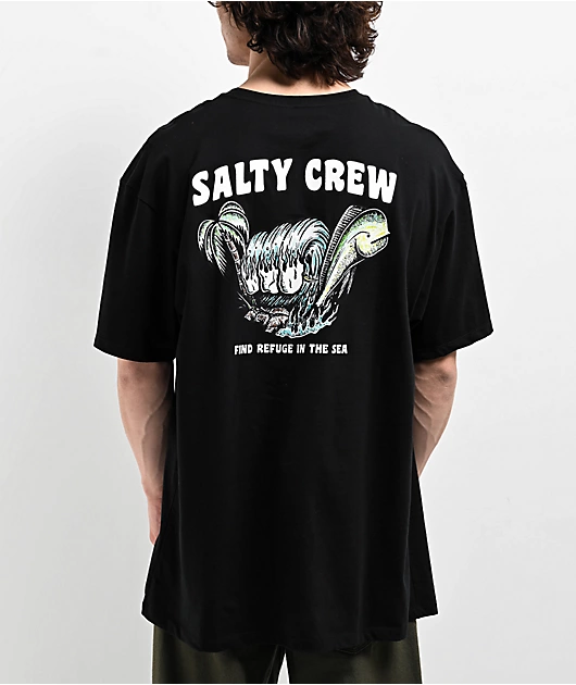 Salty Crew Shaka Black T-Shirt