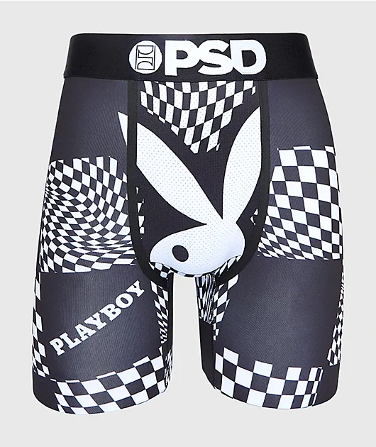 PSD Playboy Warp Checkered Boxer Briefs