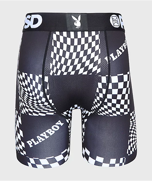 9554-psd-playboy-warp-checkered-boxer-briefs-2.webp PSD Playboy Warp Checkered Boxer Briefs