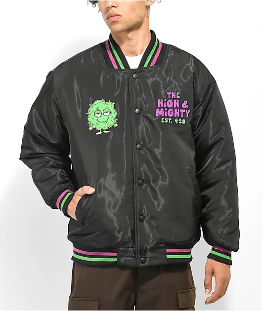 High & Mighty Higher Education Black Varsity Jacket