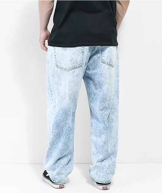Empyre Ultra Loose Righteous Light Blue Wash Denim Skate Jeans