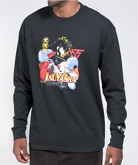 Hypland x Inuyasha Bonds Black Long Sleeve T-Shirt