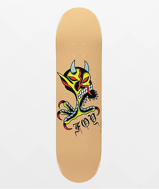 Deathwish Jamie Foy Seven Trumpets 8.0\" Skateboard Deck