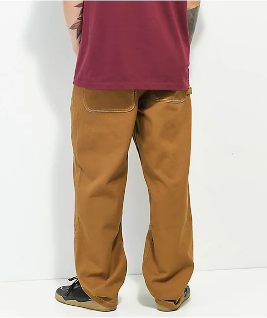 Empyre Loose Fit Tabacco Denim Carpenter Skate Jeans