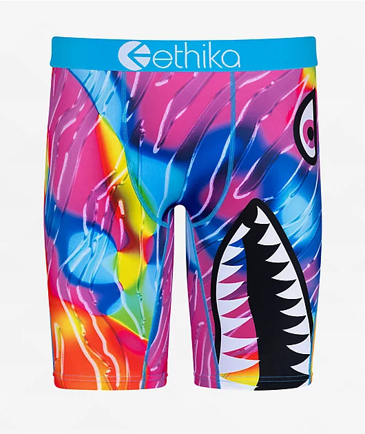 Ethika Kids Bomber Glass Tiger Multi-Color Boxer Briefs