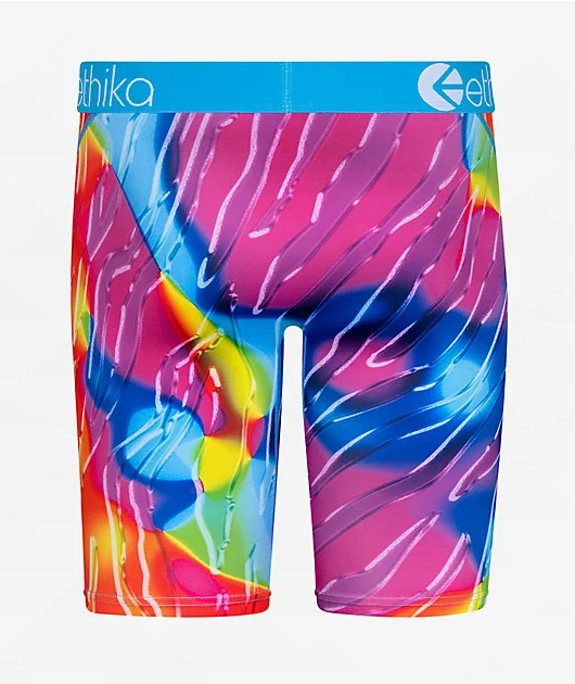 Ethika Kids Bomber Glass Tiger Multi-Color Boxer Briefs