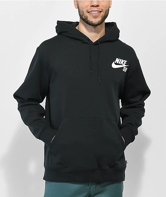 Nike SB Icon Black Hoodie