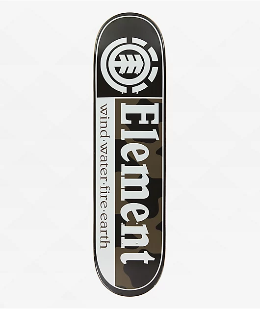 Element Camo Section 8.0\" Skateboard Deck