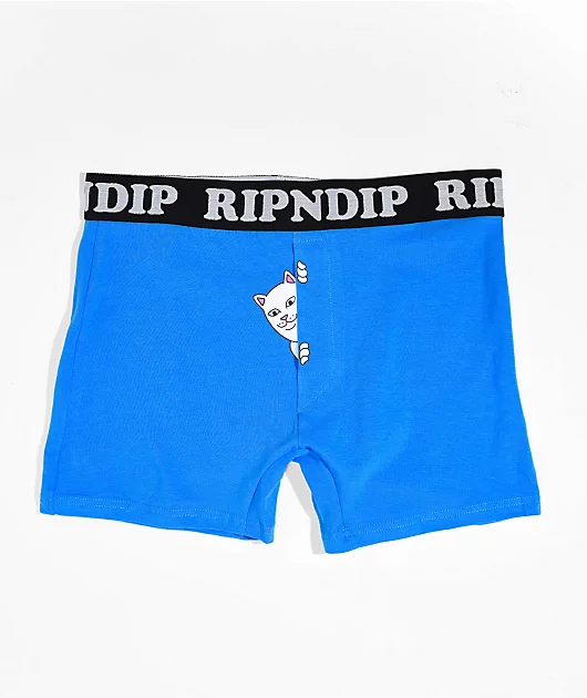 RIPNDIP Peeking Nermal Blue Boxer Briefs